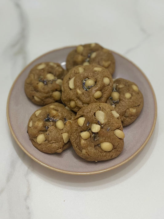 Lavender Macadamia Cookies