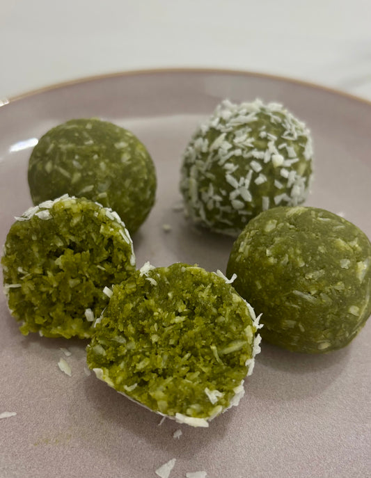 Matcha Coconut Energy Balls