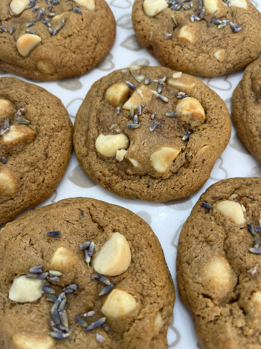 Lavender Macadamia Cookies